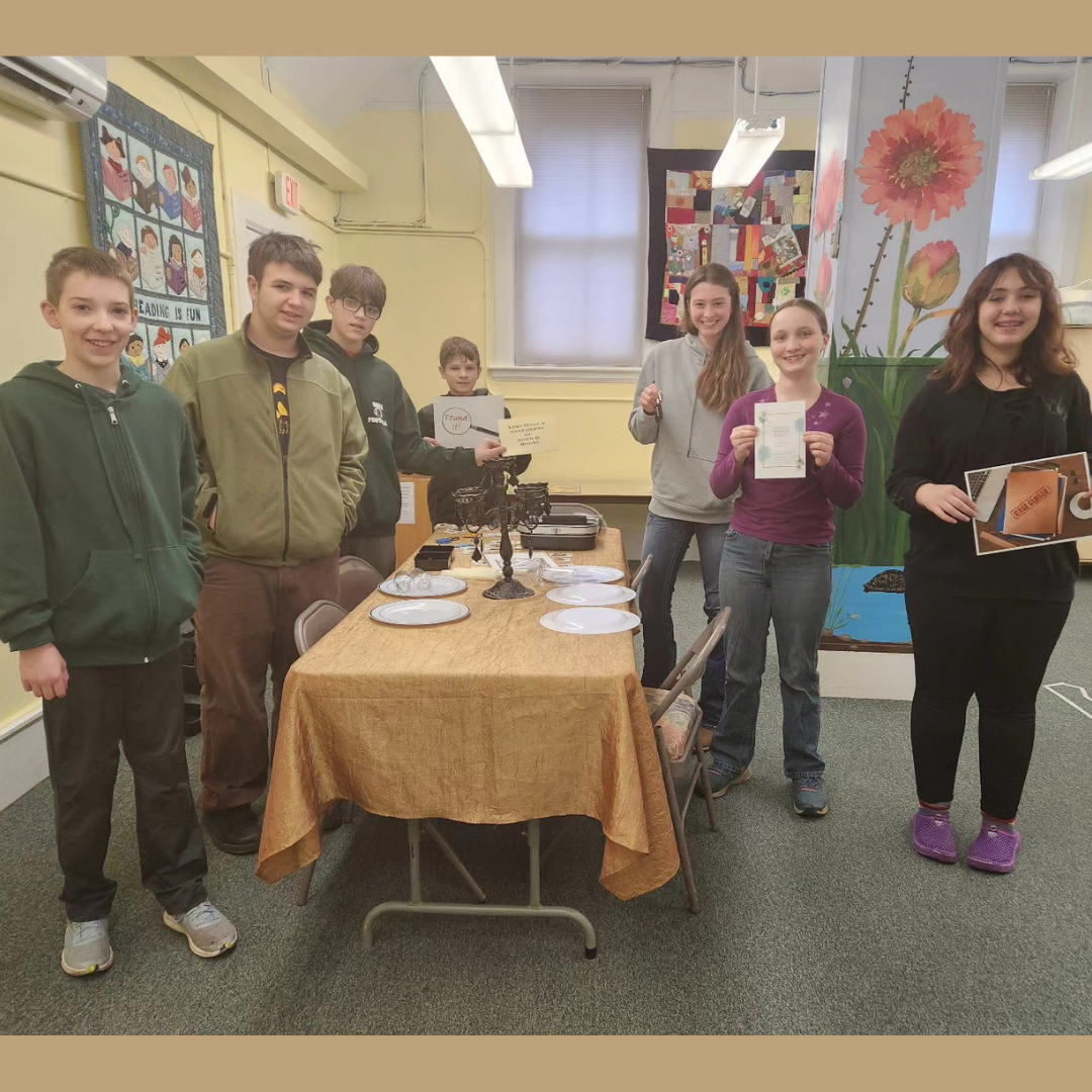 five teens who just completed an escape room