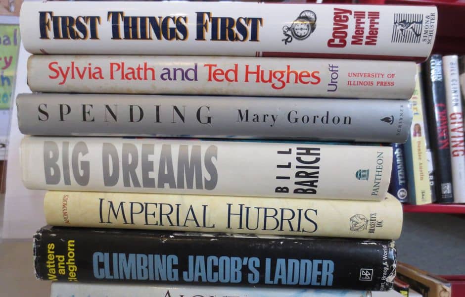 Pile of Books - Clapp Library